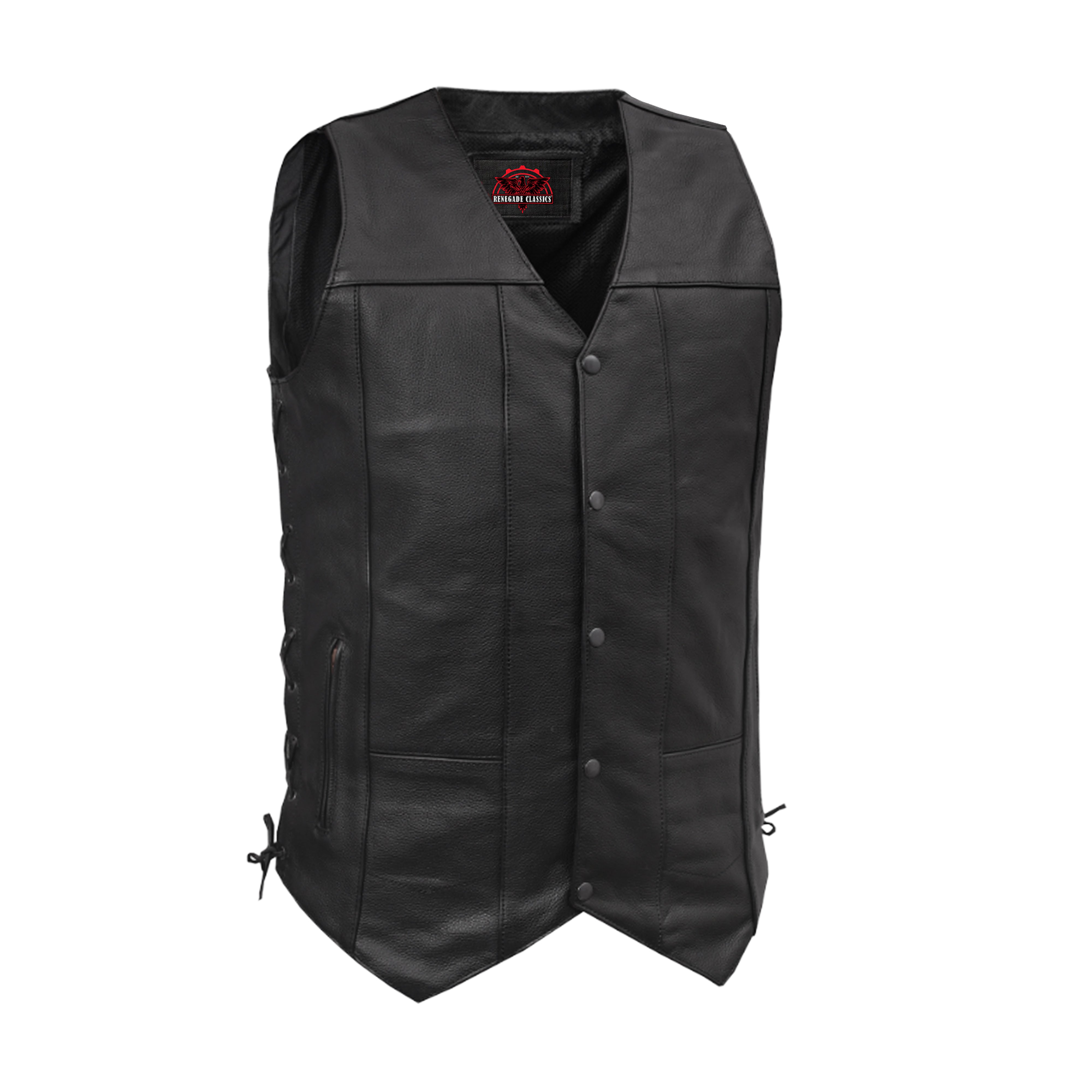 GearGuard™ Men's Utility Motorcycle Vest - Black