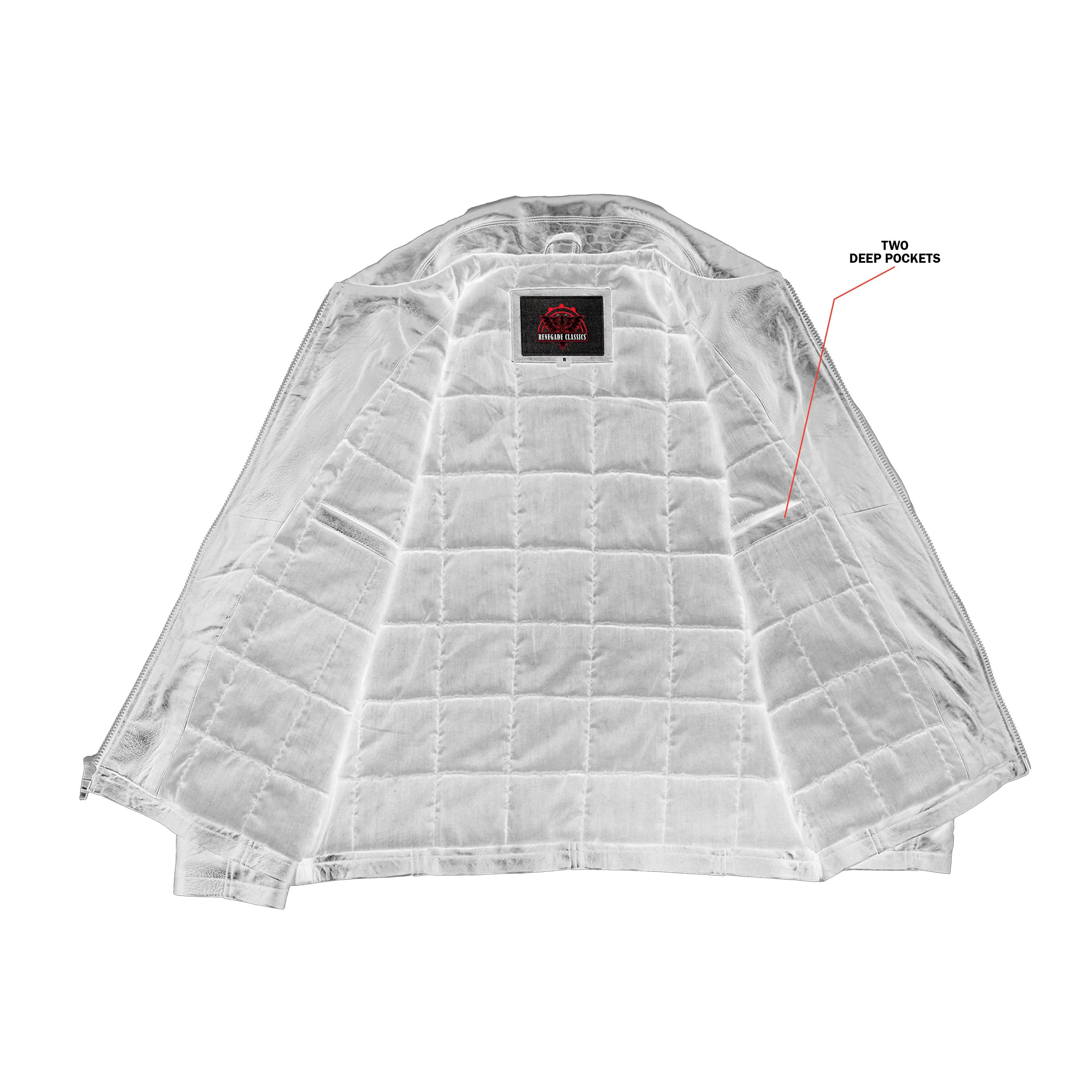 Harvey™ Men's Leather Motorcycle Jacket