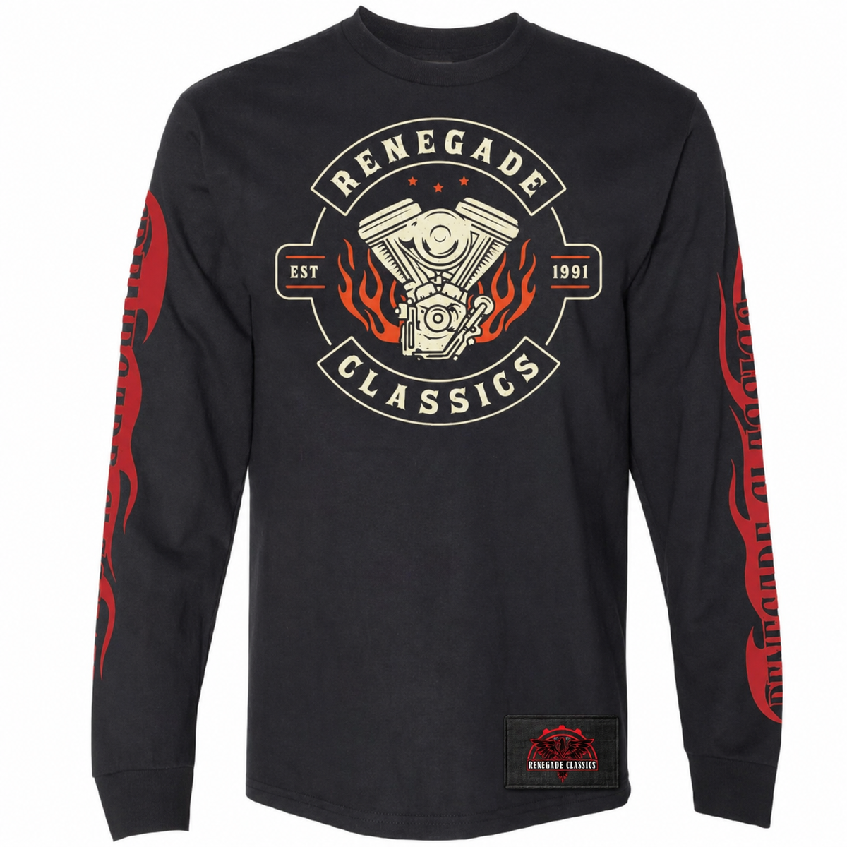 RC Rocker Vintage Men's  Long Sleeve  Sweat Shirt