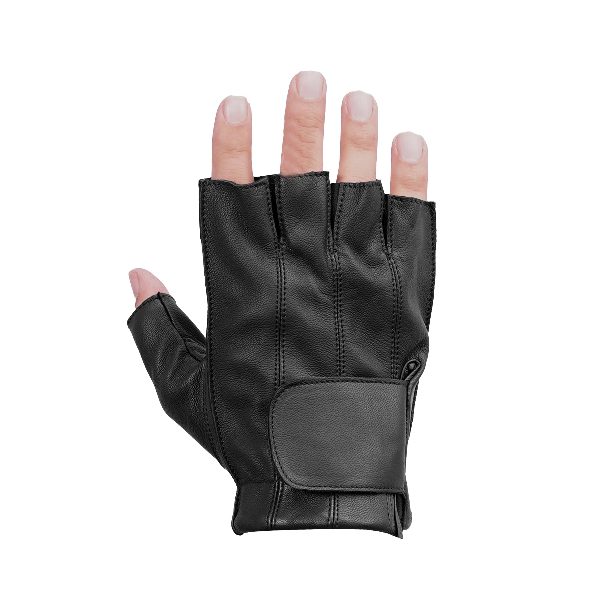 LegacyKnuckles™  Men's  leather Fingerless gloves