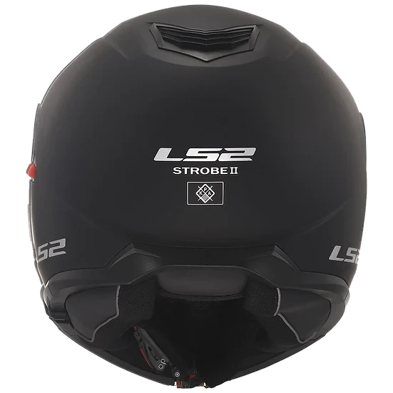 Strobe II Solid Modular Motorcycle Helmet W/ SunShield Matte Black Helmets LS2 Helmets