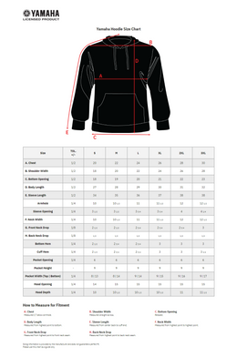 Distributor Yamaha Hoodie