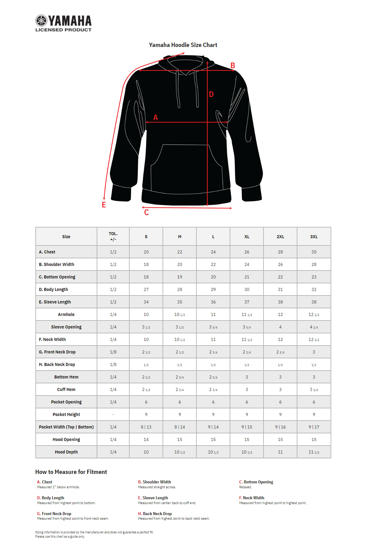 Yamaha Racing Hoodie