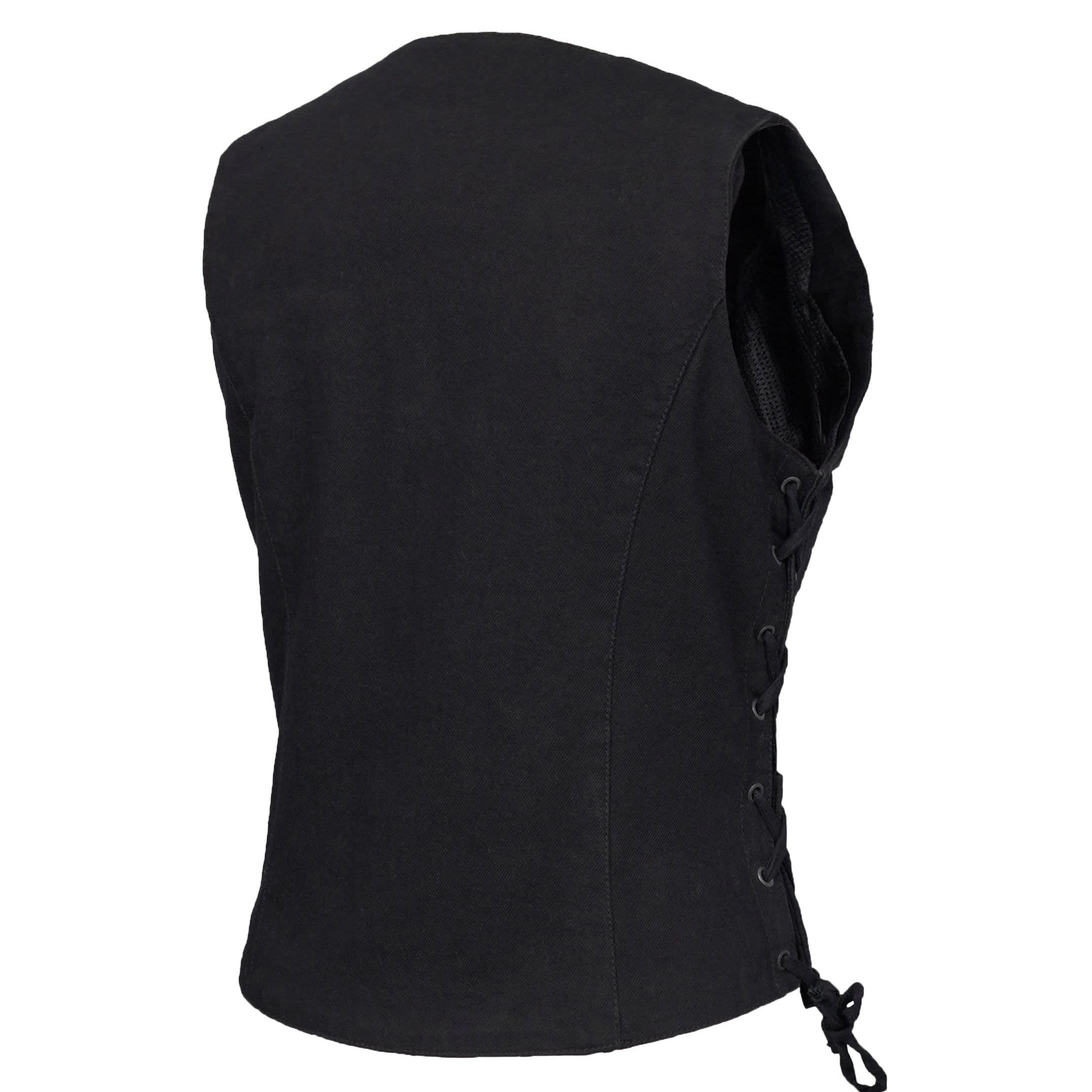 Retro Chic™ womens denim vest