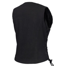 Retro Chic™ womens denim vest