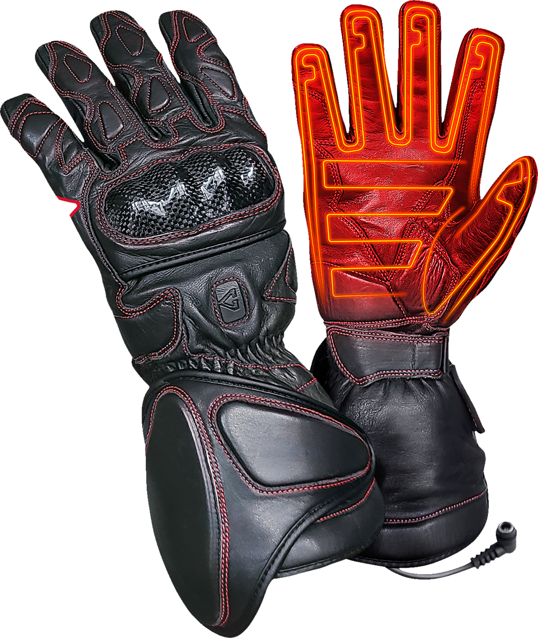 12 V Extreme Hard Knuckle Heated Gloves