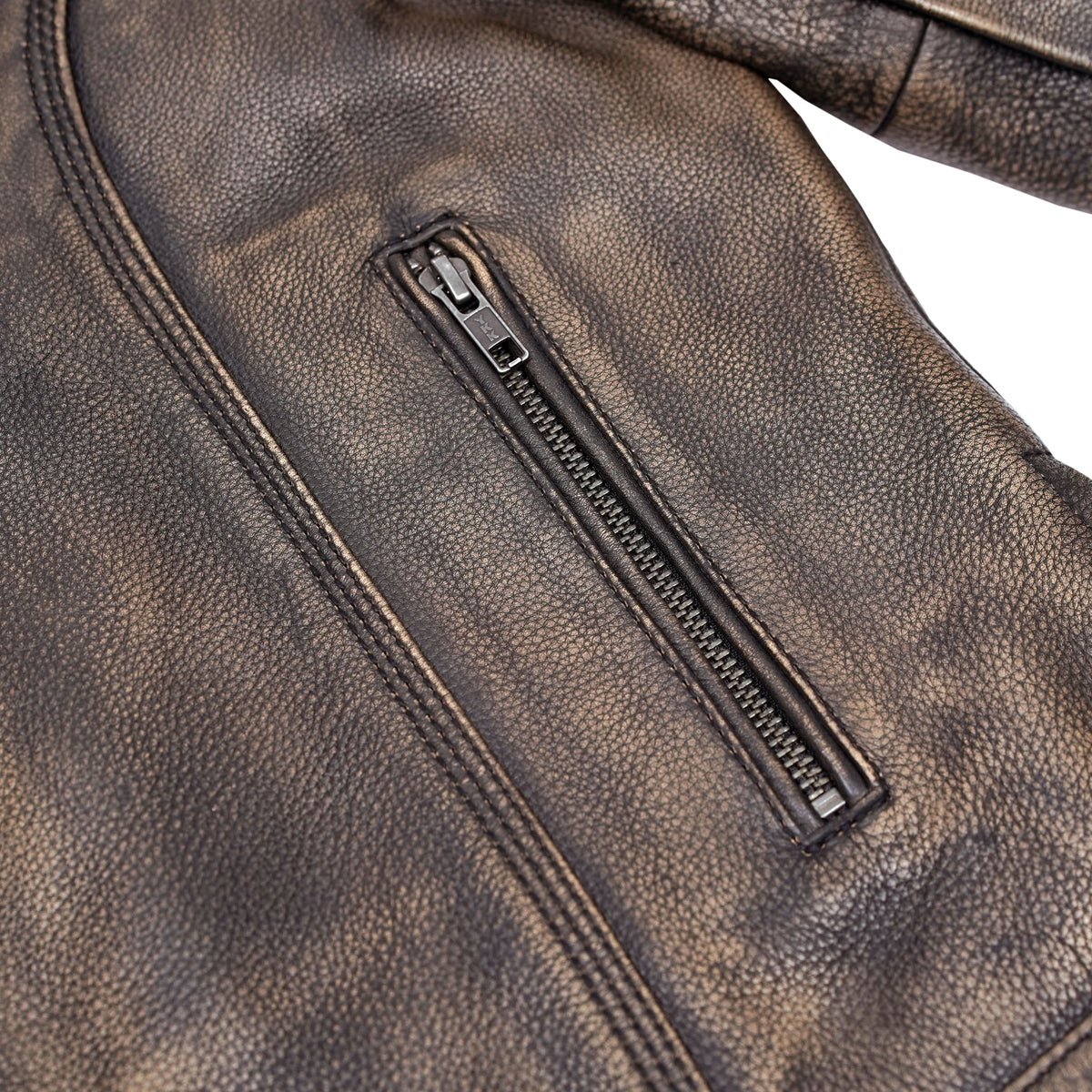 ASHBORNE Women’s Leather Motorcycle Jacket