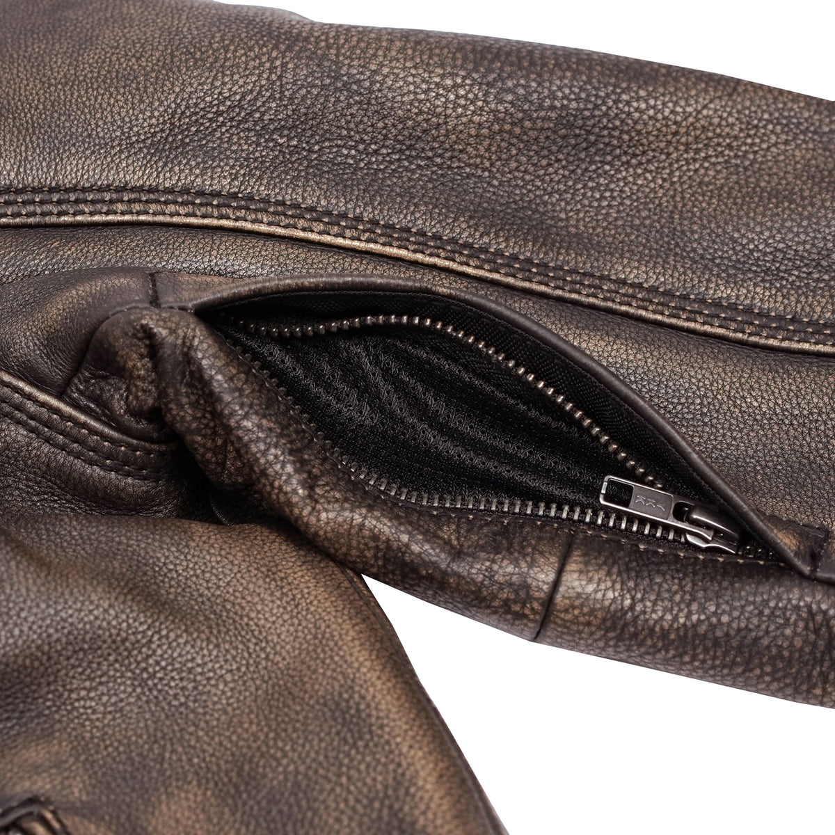 ASHBORNE Women’s Leather Motorcycle Jacket