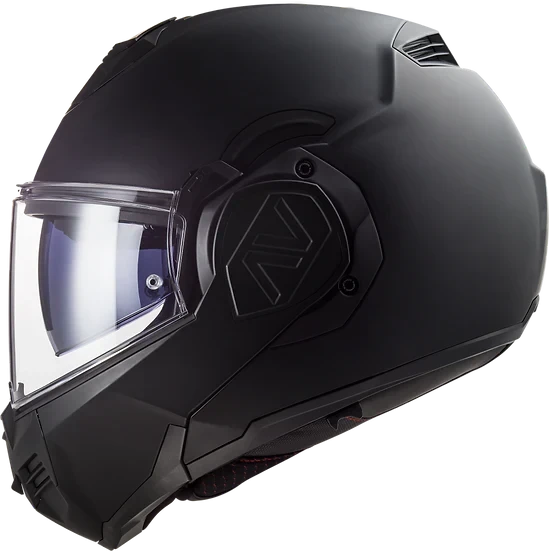 Advant Solid Modular Motorcycle Helmet W/ SunShield Matte Noir
