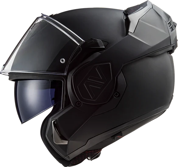 Advant Solid Modular Motorcycle Helmet W/ SunShield Matte Noir