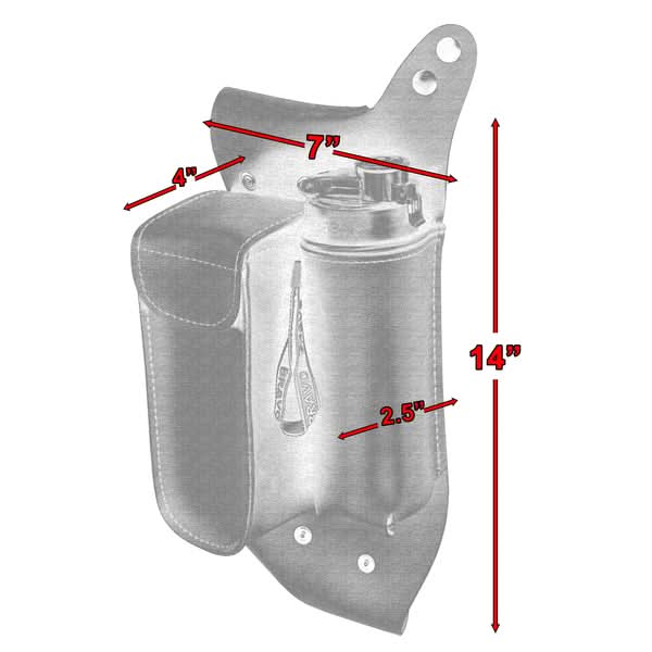 Alaric Grand - Motorcycle Crash Bar Bag (Left Side)