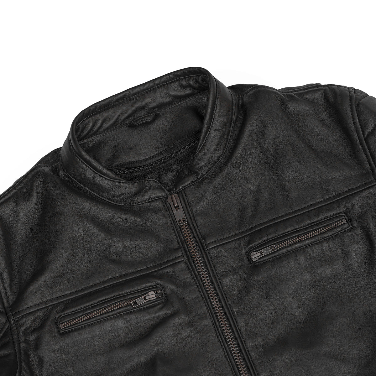 Armada™ Men's Leather Motorcycle Jacket