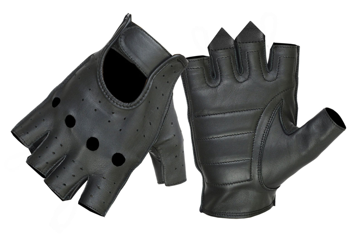 Aroso™ Men's leather Fingerless gloves