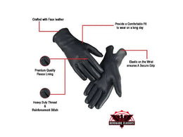 Regal Palm™ Women's Black Formal Dress Glove
