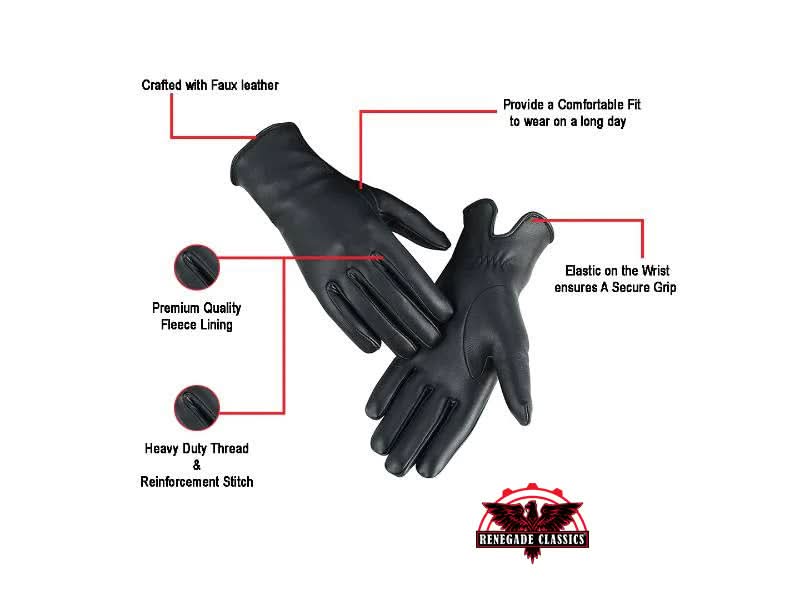 Regal Palm™ Women's Black Formal Dress Glove