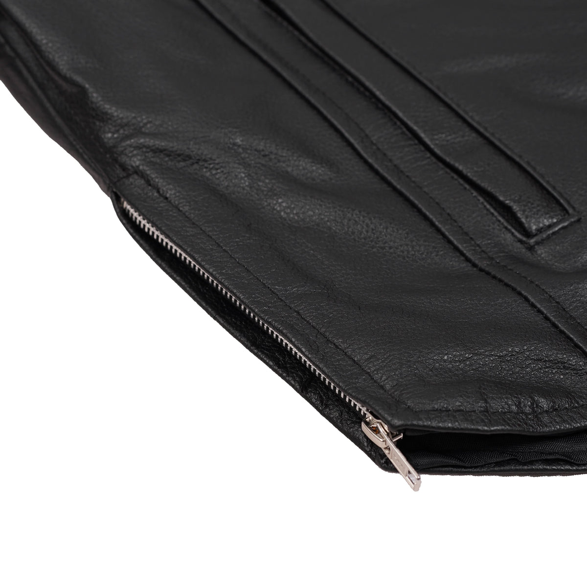 Ashster™ Men’s Leather Motorcycle Jacket