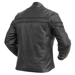 Ashster™ Men’s Leather Motorcycle Jacket