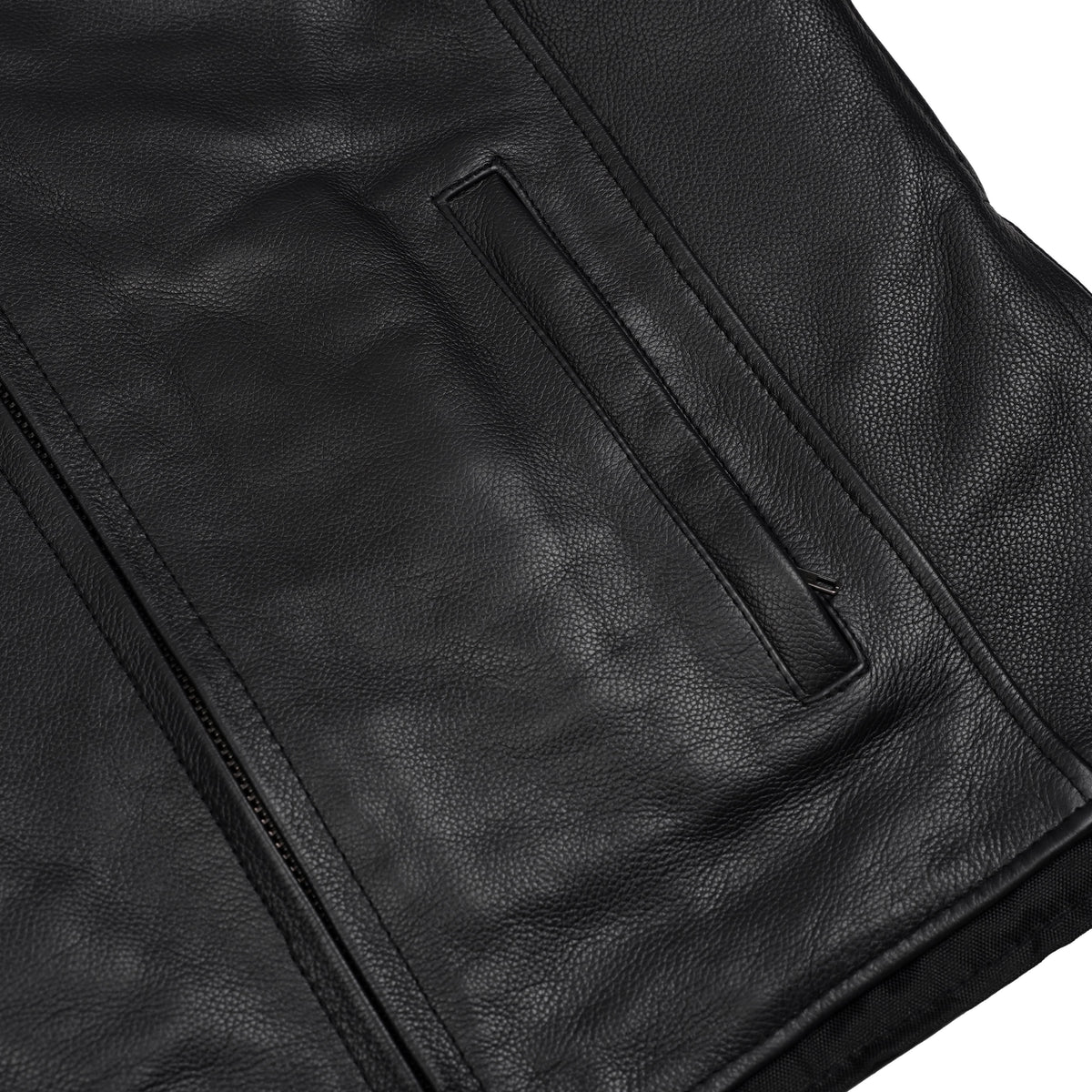 Ashster™ Men’s Leather Motorcycle Jacket