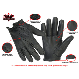 Authority™ Men's Leather Gloves