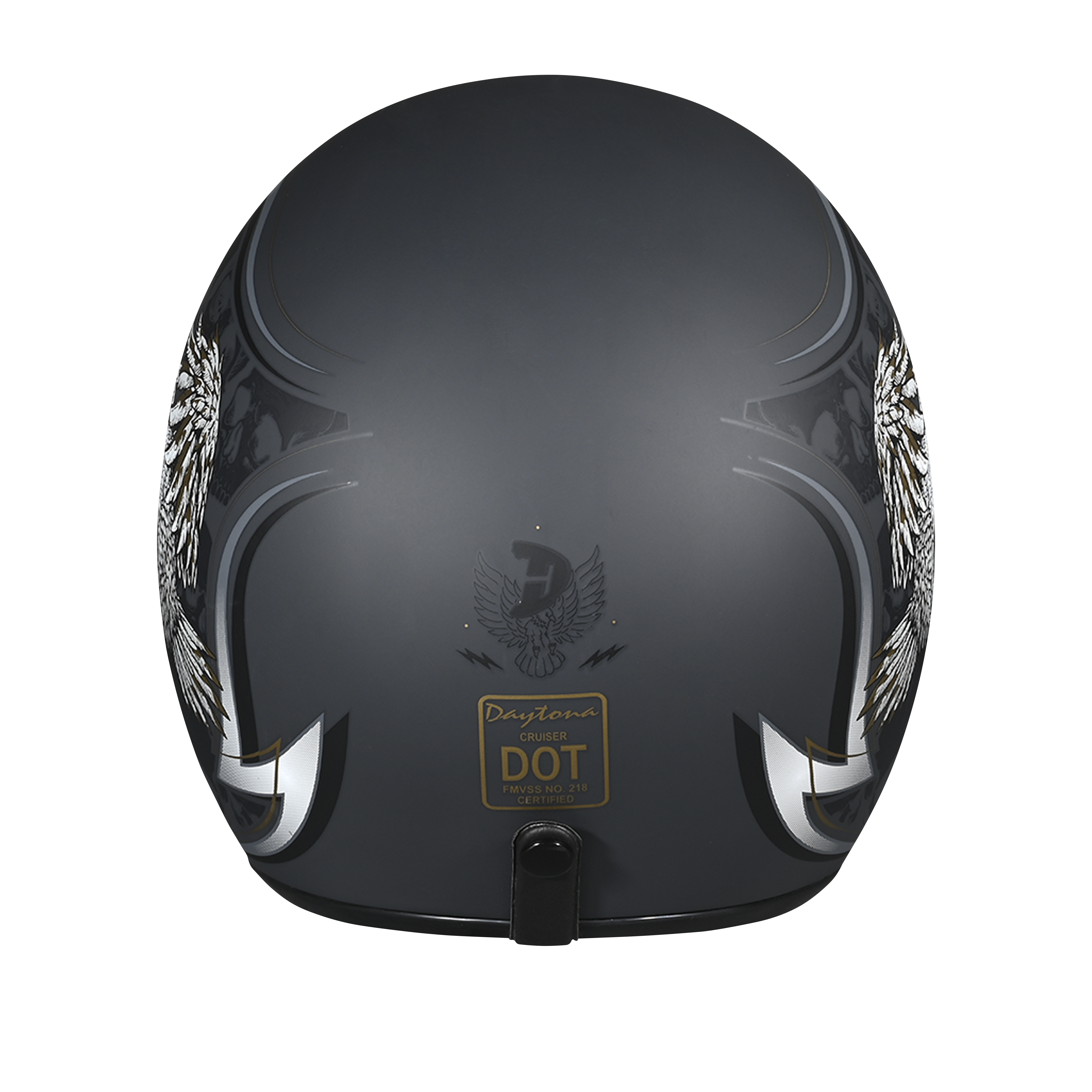 DOT Approved Daytona Cruiser Open Face Motorcycle Helmet - Men, Women & Youth - With Visor & Graphics - W/ Wild Soul