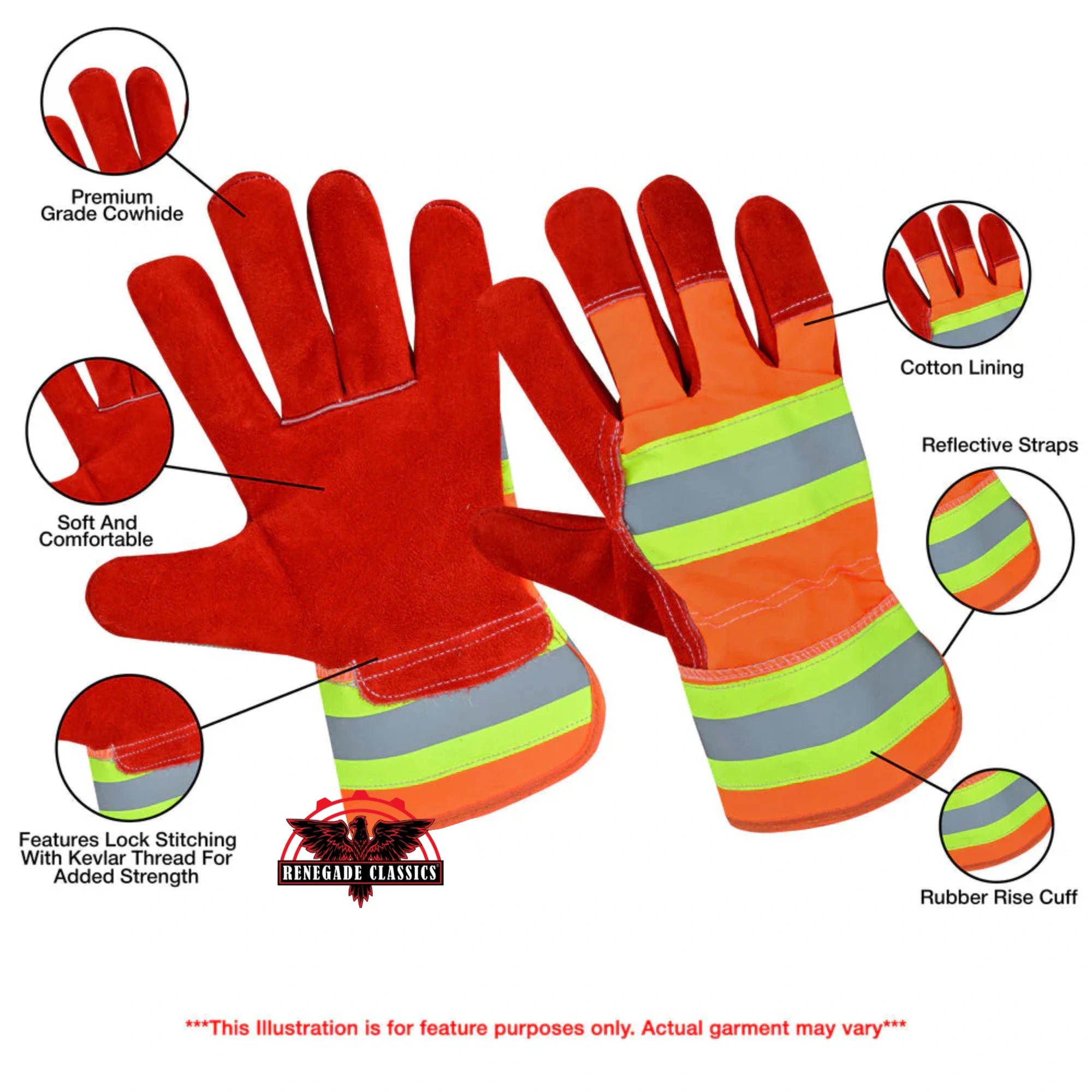 Safety Glow Work Gloves