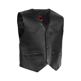 Barly kids leather vest