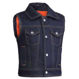 Azure Indigo Kids Denim Vest