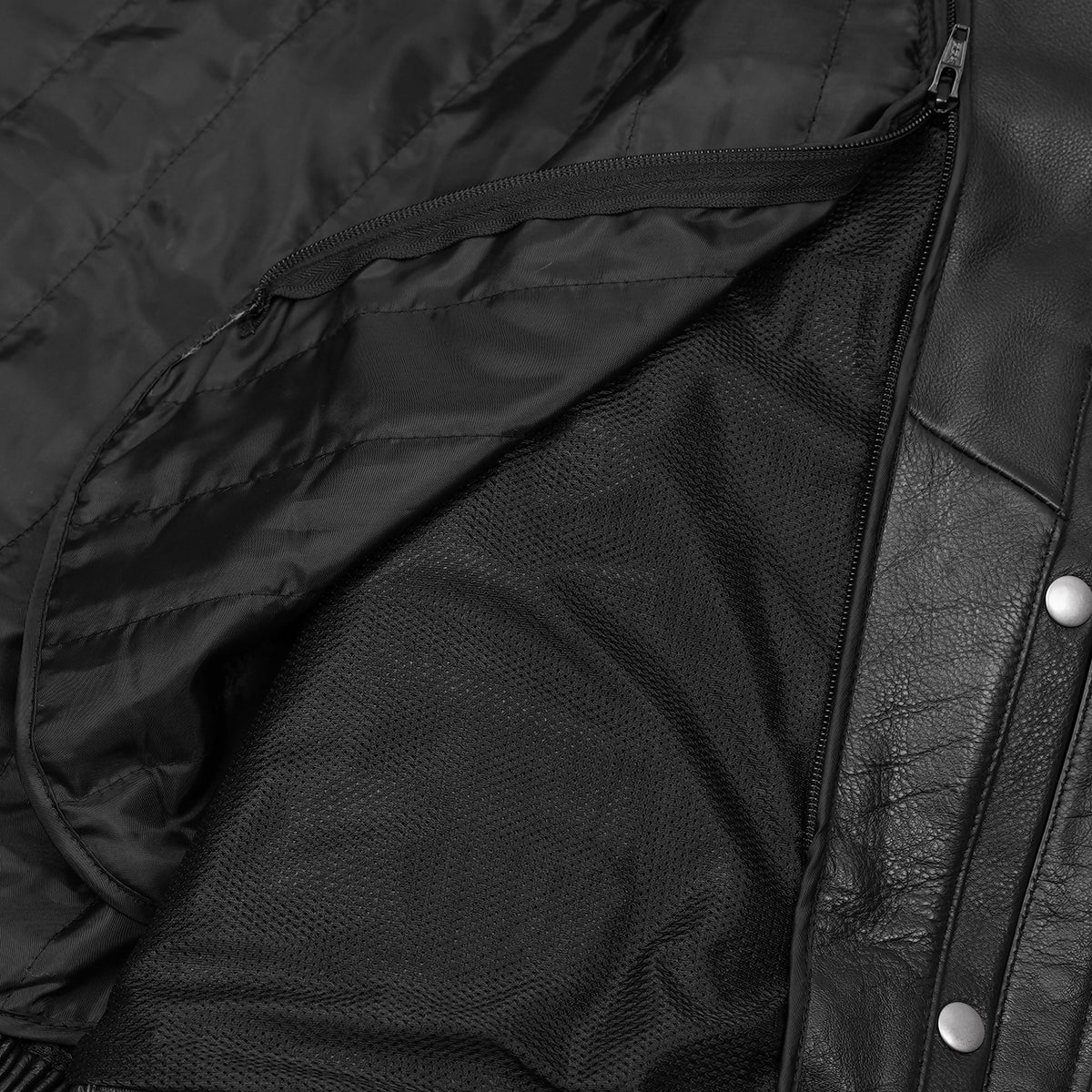 Black Cavalry Men’s Motorcycle Leather Jacket