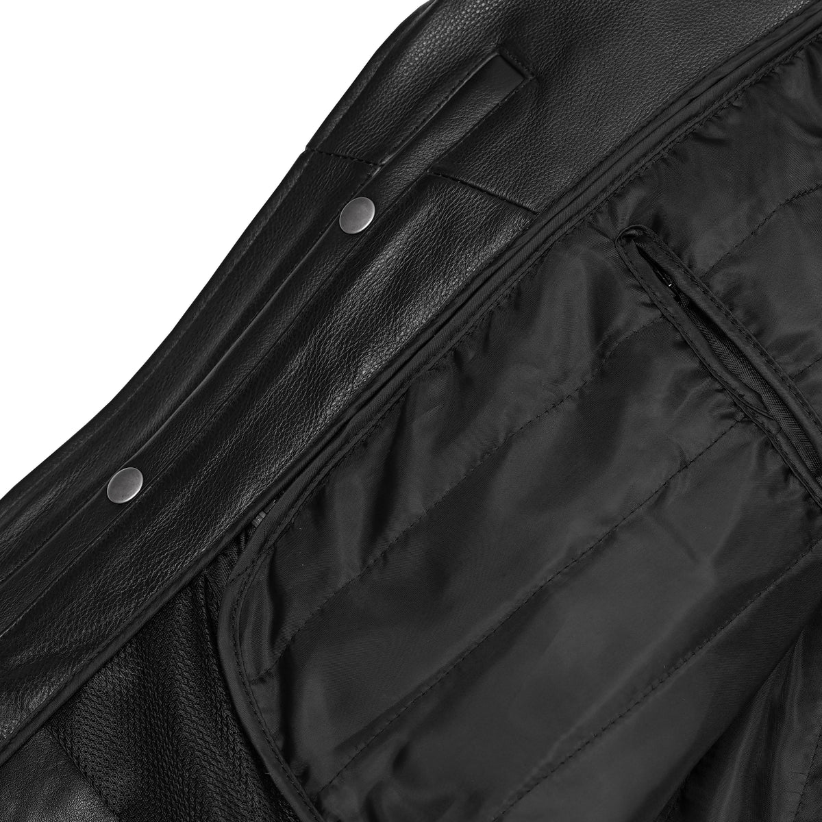 Black Cavalry Men’s Motorcycle Leather Jacket