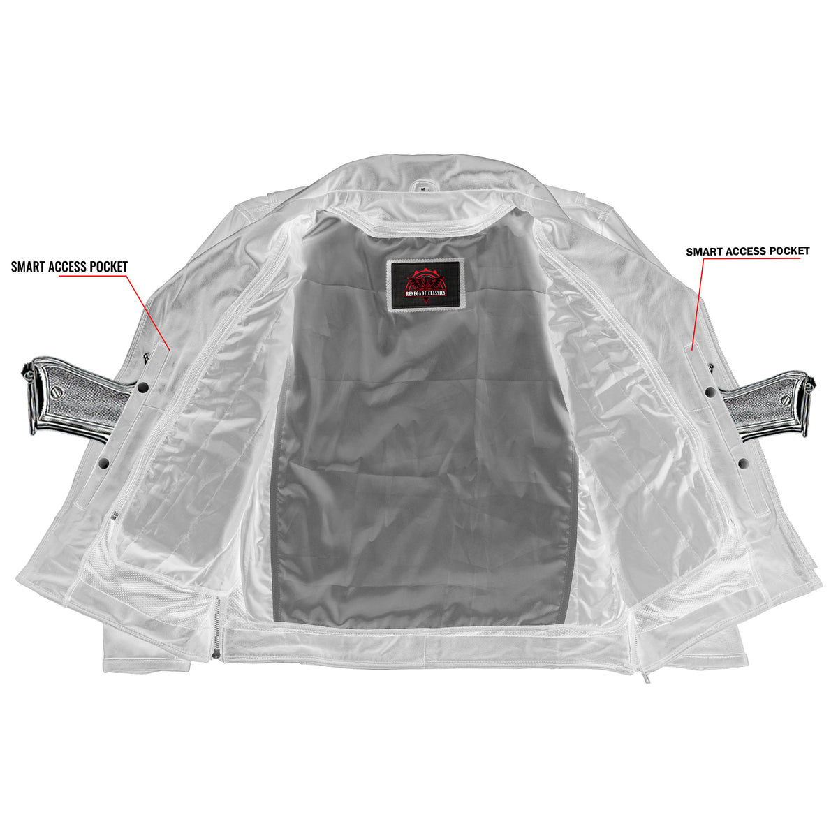 Black Speed™ Men's Leather Motorcycle Jacket