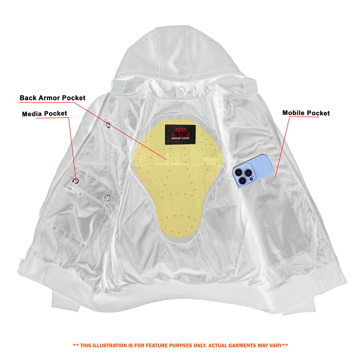 Blackwave Men’s Motorcycle Textile Hoodie