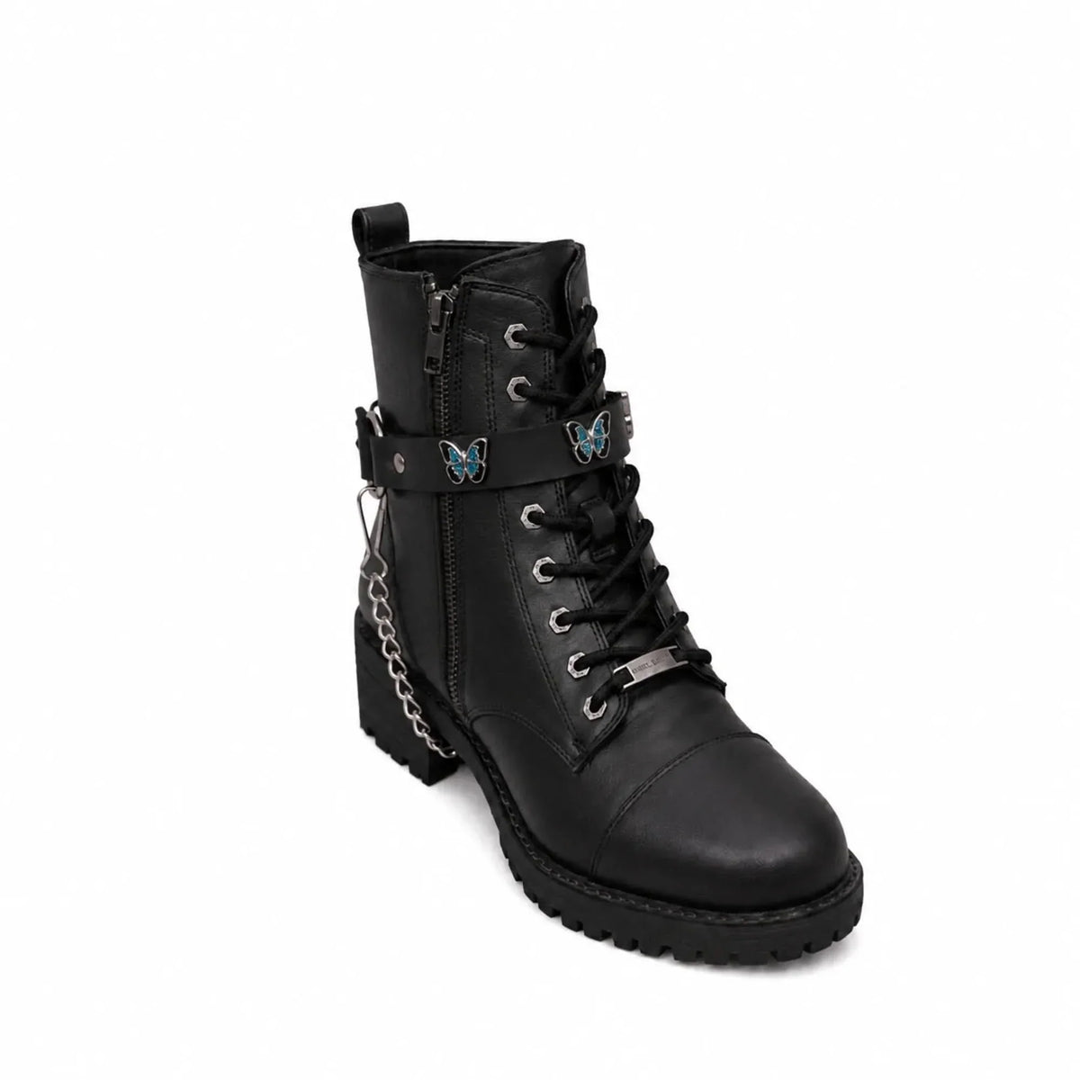 Boot Chain - Monarch Blue Butterfly
