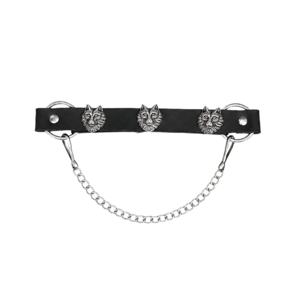 Boot Chain - Silver Wolf Star