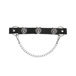 Boot Chain - Silver Wolf Star