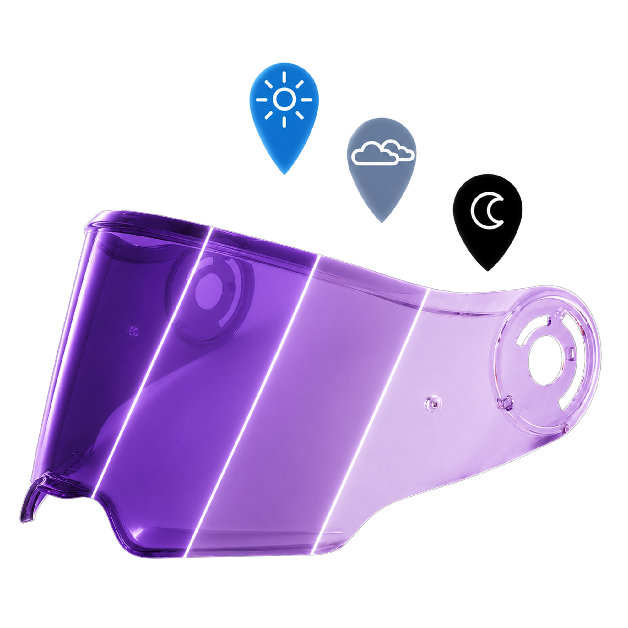 C6 Shield Outer- Photochromic Purple