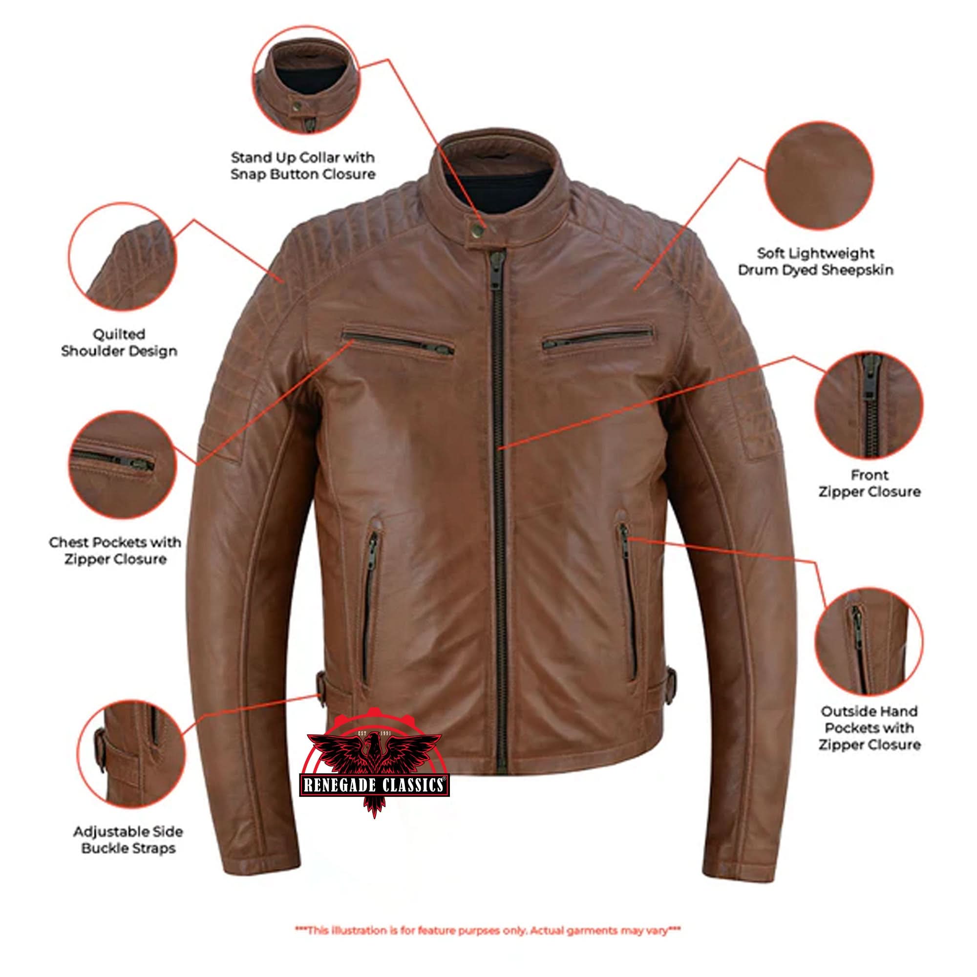 COPPER SLAYER™ MEN'S Fashion Leather Jacket