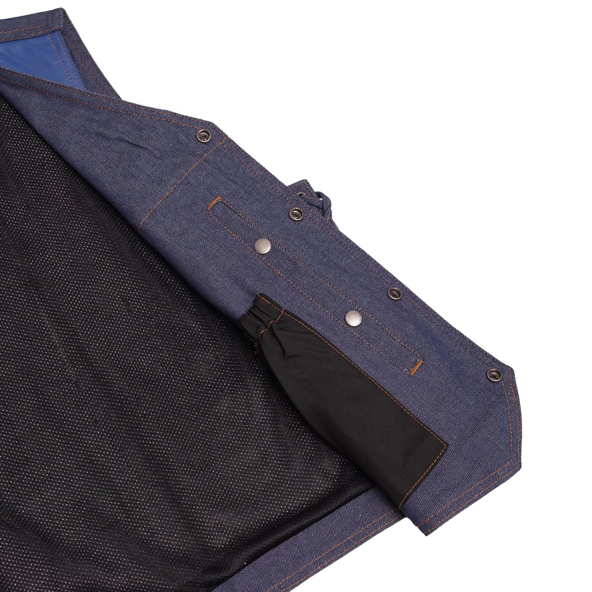 Caldrex Mens Motorcycle Denim Vest
