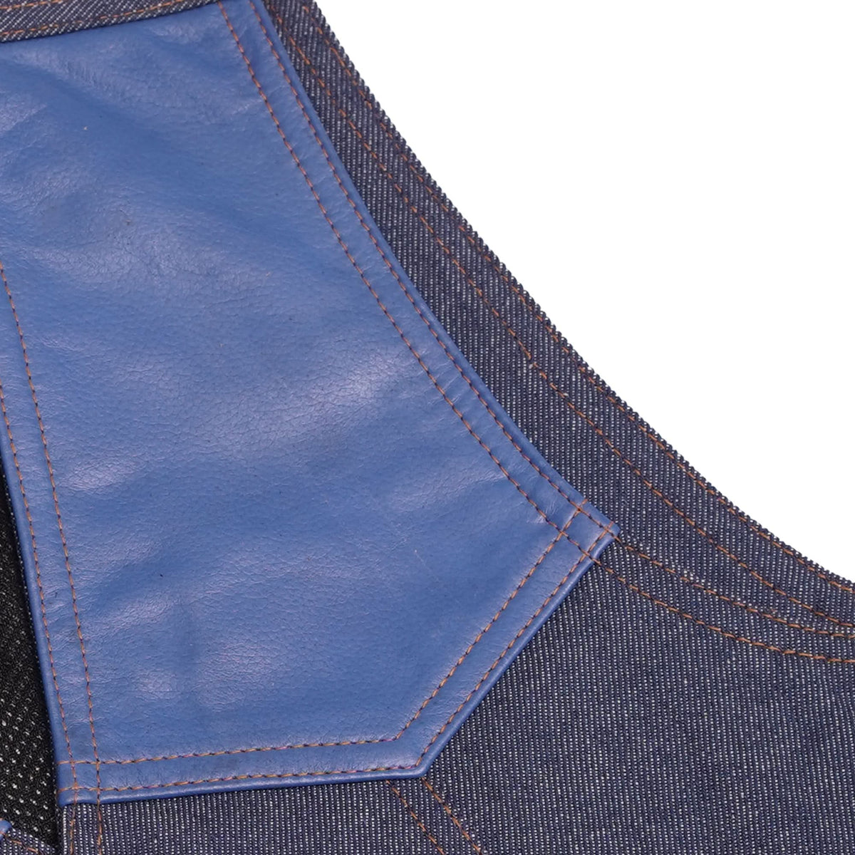Caldrex Mens Motorcycle Denim Vest