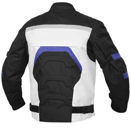 Chevy Glacier Men’s Textile Motorcycle Jacket