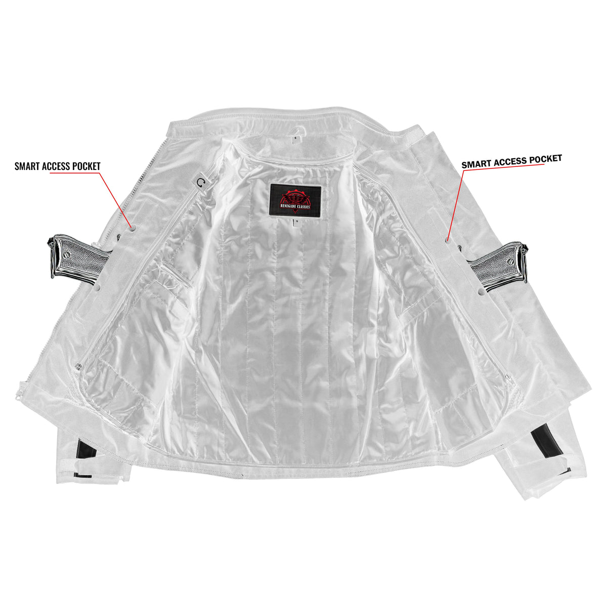 Chevy Glacier Men’s Textile Motorcycle Jacket
