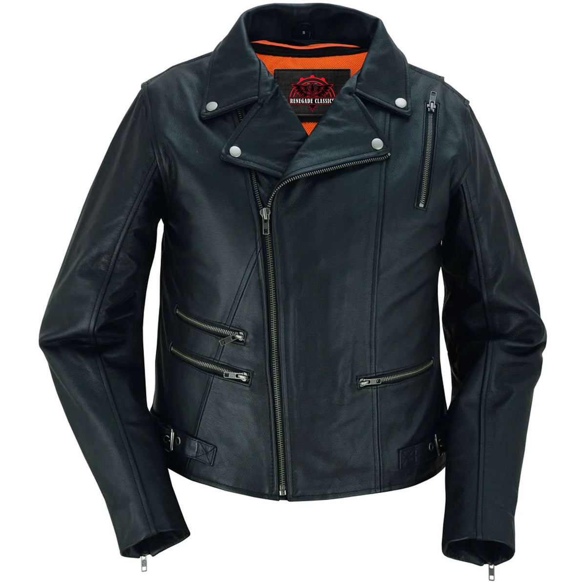 Chic Ride™ Women's Leather Motorcycle Jacket