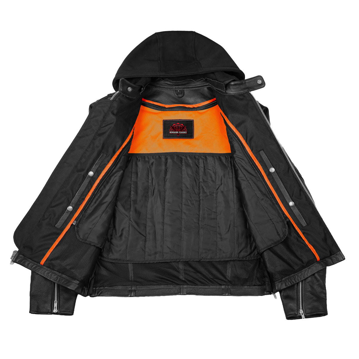 Cipher™ Men's Leather Motorcycle Jacket