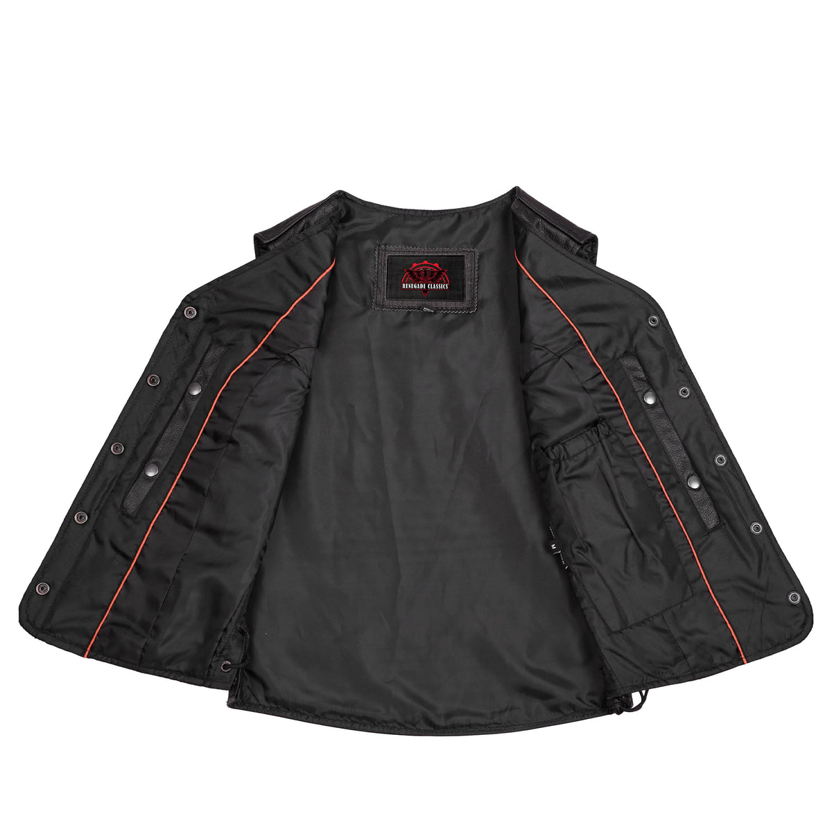 Clara™ Womens Leather Motorcycle Vest