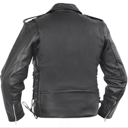 Classic Star™ Men's Leather Motorcycle Jacket