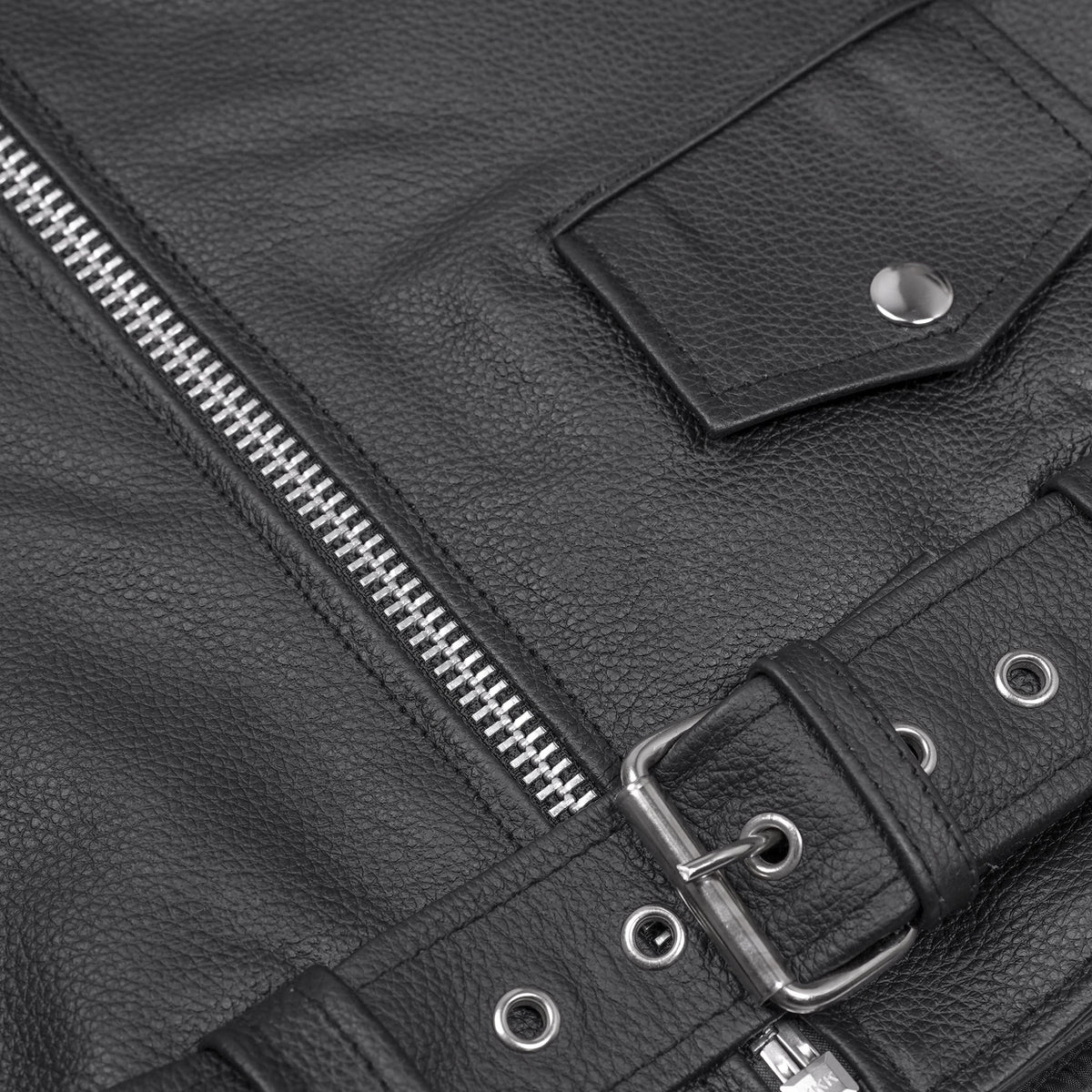 Classic Star™ Men's Leather Motorcycle Jacket