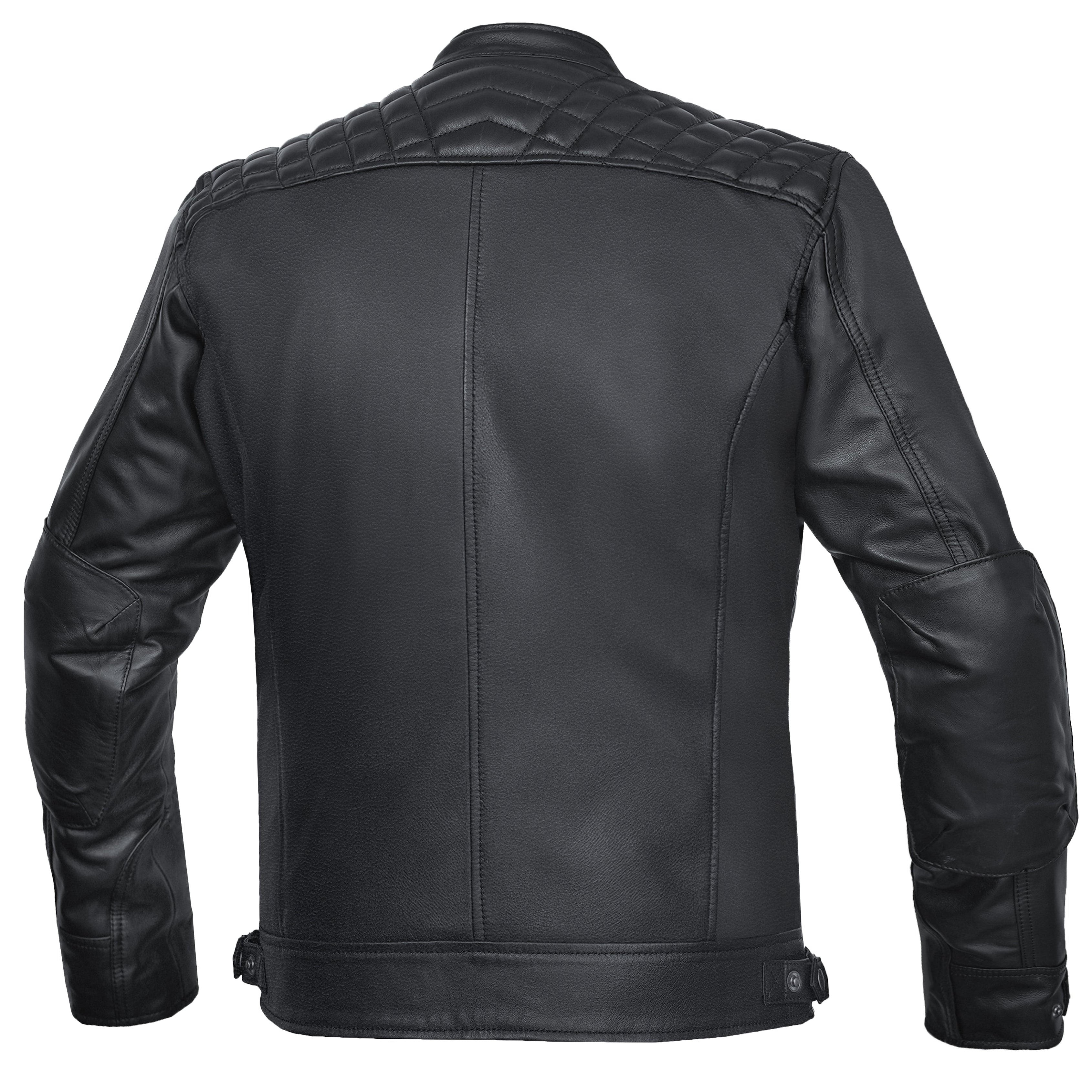 Zuberi Men's Faux Leather Motorcycle Jacket