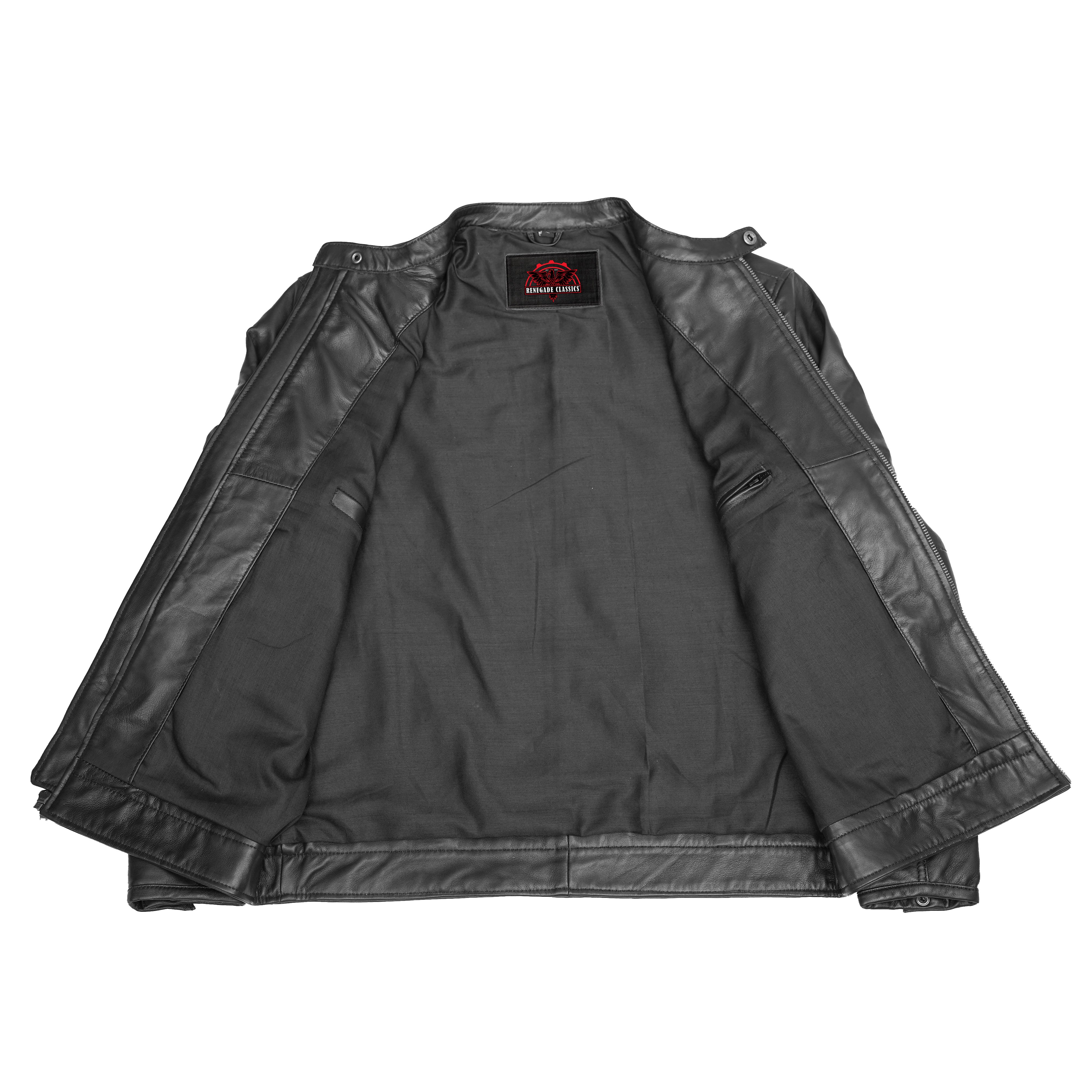 Duke™ Men's Fashion Lambskin Leather Jacket