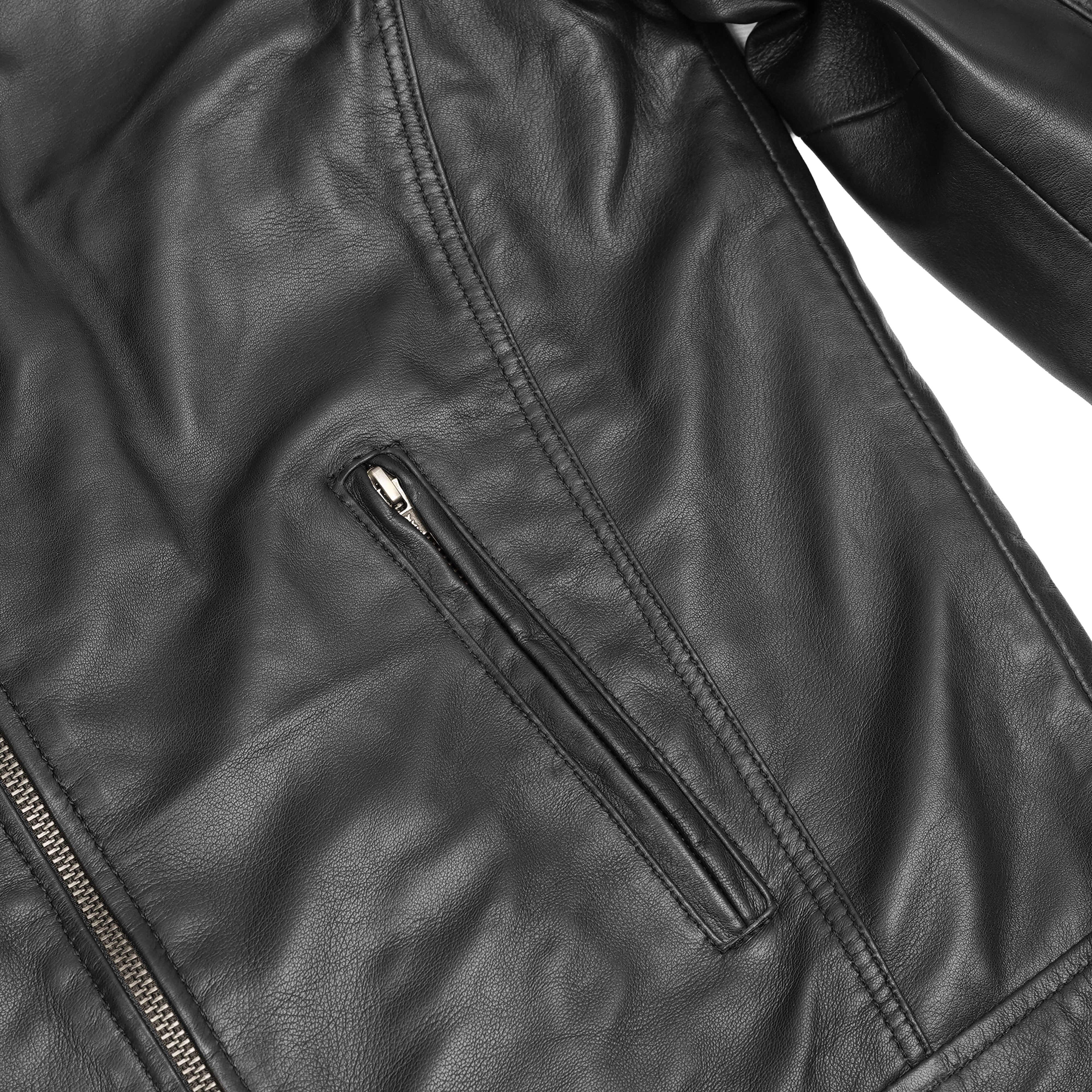 Duke™ Men's Fashion Lambskin Leather Jacket