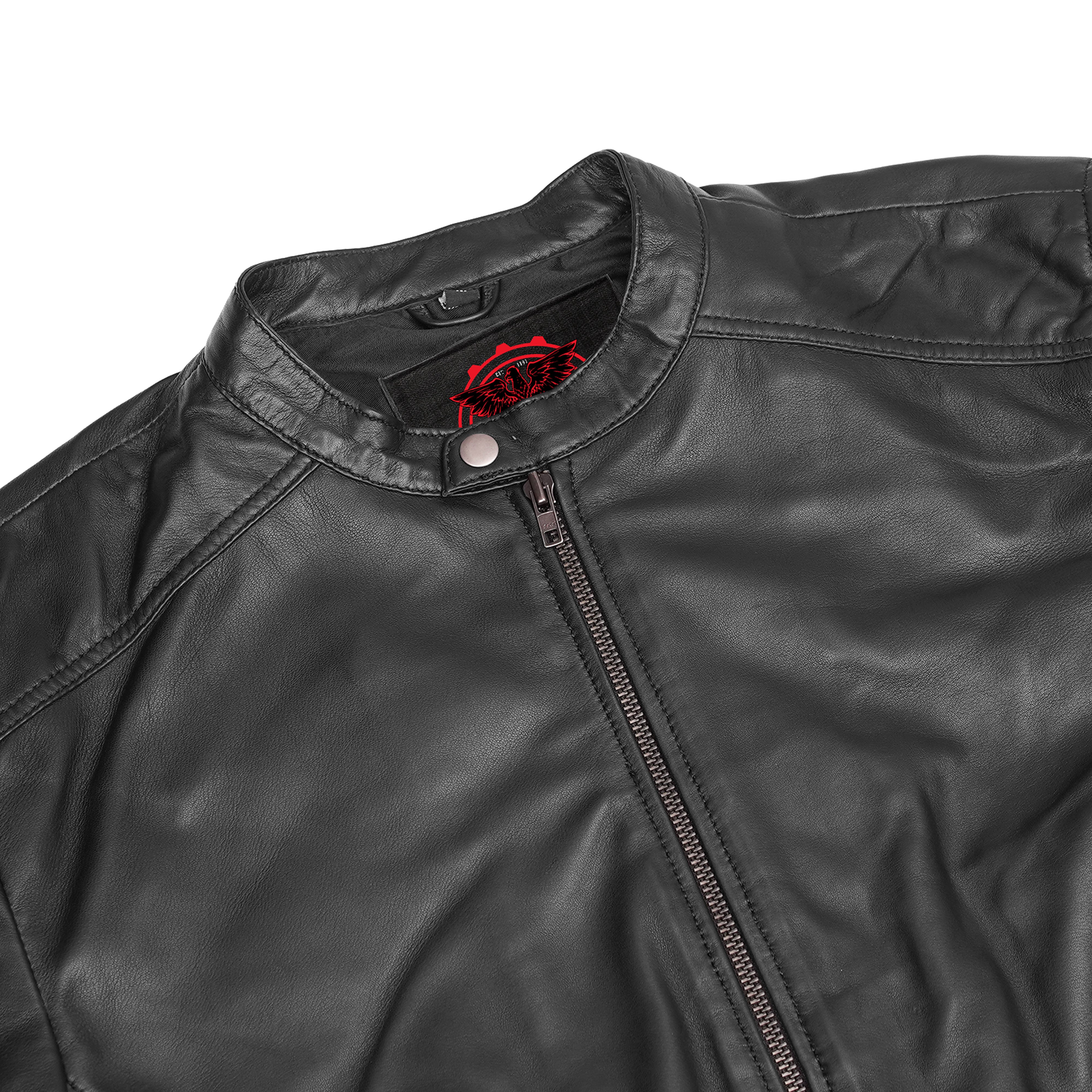 Duke™ Men's Fashion Lambskin Leather Jacket
