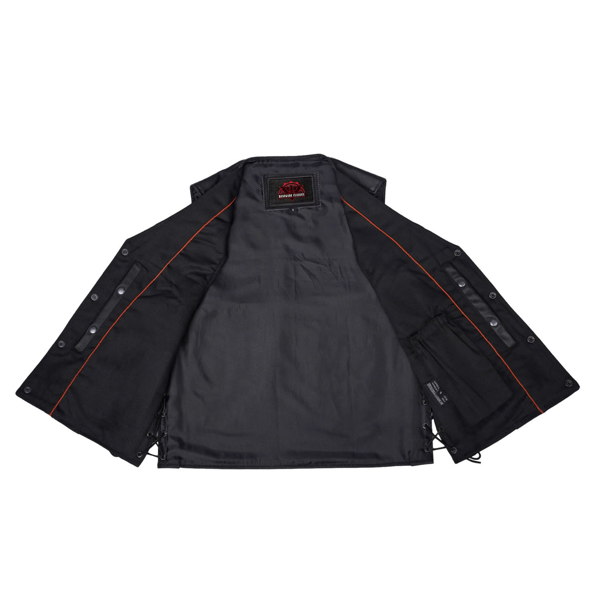 Clubster™ Mens Leather Motorcycle Vest